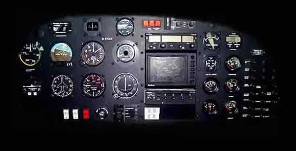 Airplane cockpit